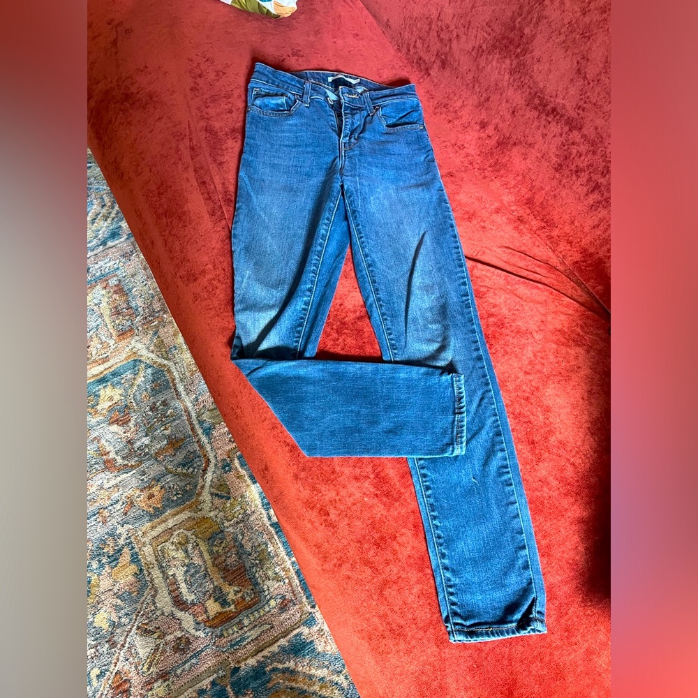 Levi’s high rise 721 skinny jeans